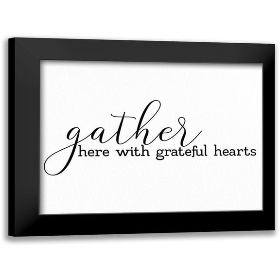 Allen, Kimberly 14x12 Black Modern Framed Museum Art Print Titled - Gather Here