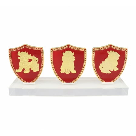 Feng Shui Three Red Lions Remedy for Three Killings