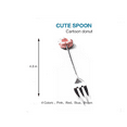 thumbnail image 2 of Little Cute Donut Fork, Stainless Steel Salsa Fork, Sugar Funny Cake Bread Forks, Baby Kids Tableware, Dessert Forks, Fruit Fork, Multi-functional Kitchen Tools Set (4 colors, 4PCS), 2 of 4