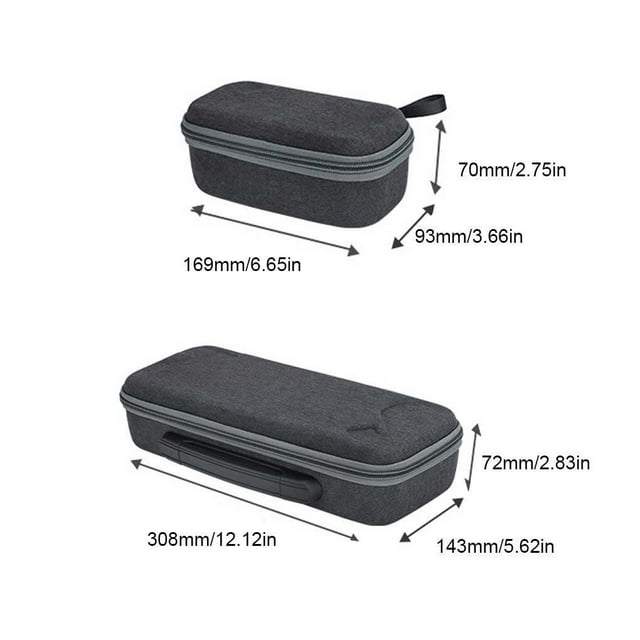 Sac de Rangement pour Appareil Photo de Randonnée Sac de Transport Antichoc pour Caméscope Protecteur de Photographie de Remplacement pour Insta360 Type 2