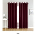 thumbnail image 2 of kurtrusly 2 Pcs Rideaux Occultants pour Foncé et Confortable dans n'Importe Quelle Pièce Couleurs Simples et Pures Sont Rouge Vin 132*160, 2 of 6