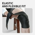 thumbnail image 6 of GOUNOD Long Elastic Knee Wrap,Breathable Knee Sleeve for Pain Relief,Bandage Support Wraps for Sports Fitness, 6 of 6