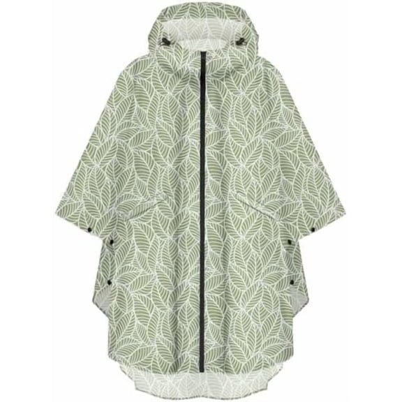 Hooded Rain Poncho for Adult with Pocket and Zipper, Waterproof Lightweight Raincoat for Men and Women