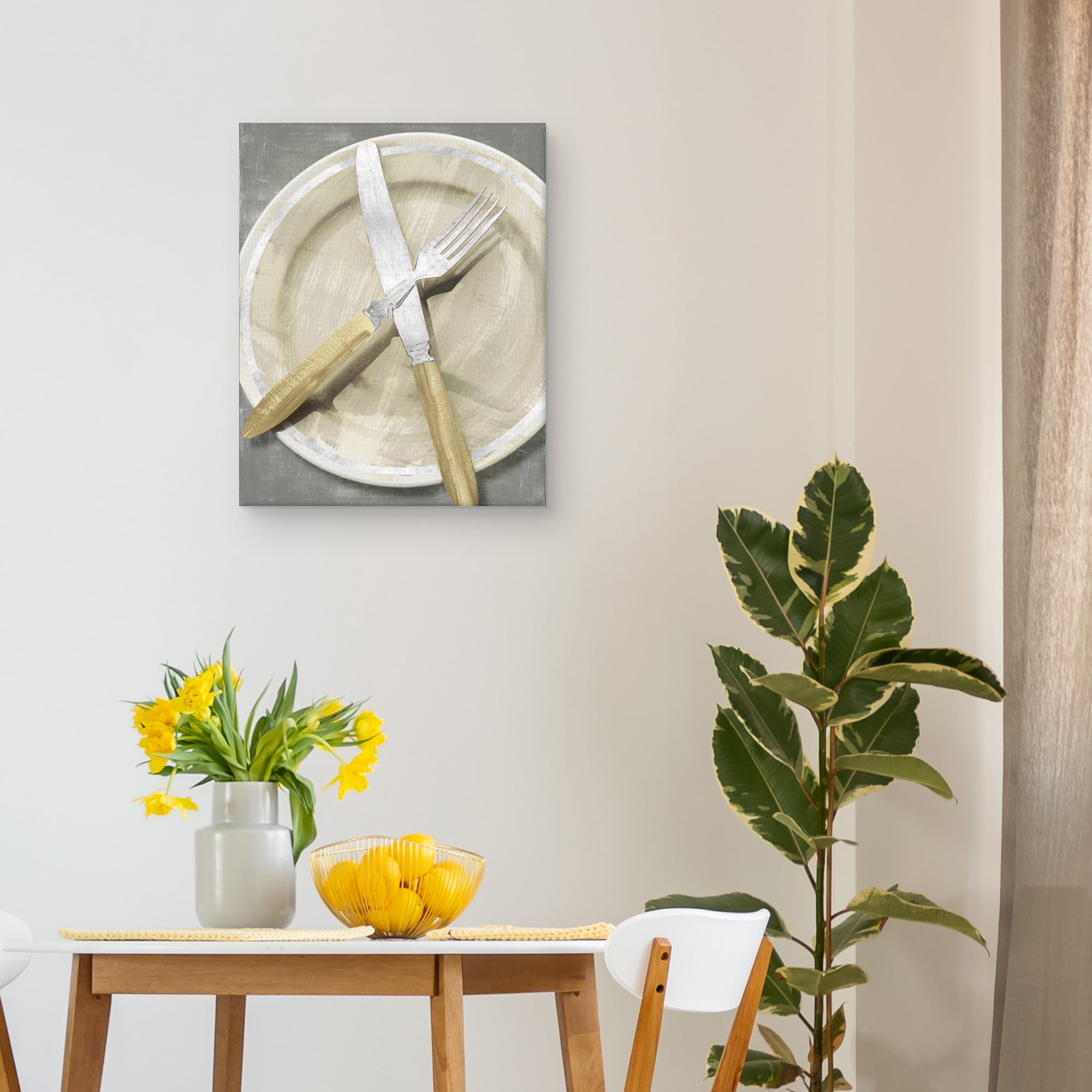 Diner II by Tania Bello Dinnerware Canvas Art