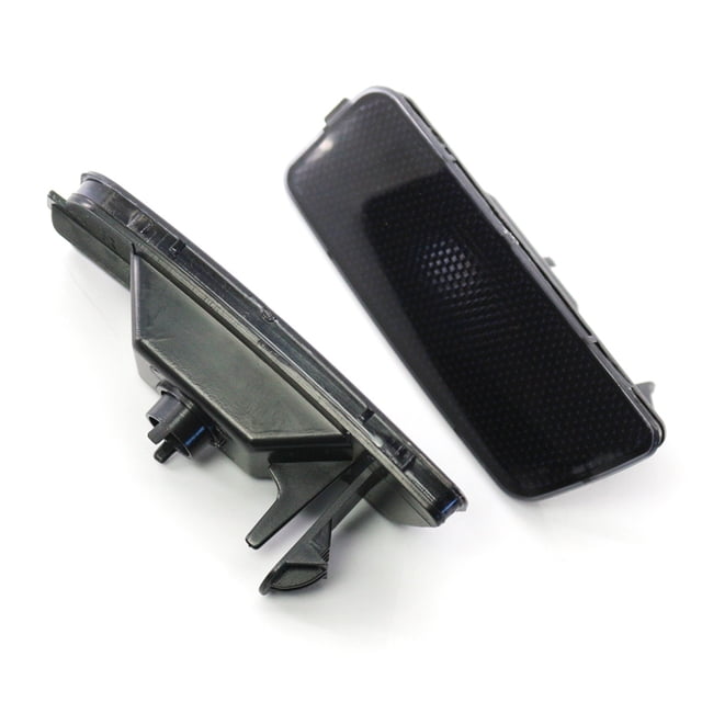 Riwesomey Marcador lateral del parachoques delantero, lámpara de señal de giro, luces de estacionamiento de advertencia modificadas, accesorios de Vehículos, repuestos y accesorios Mis negro