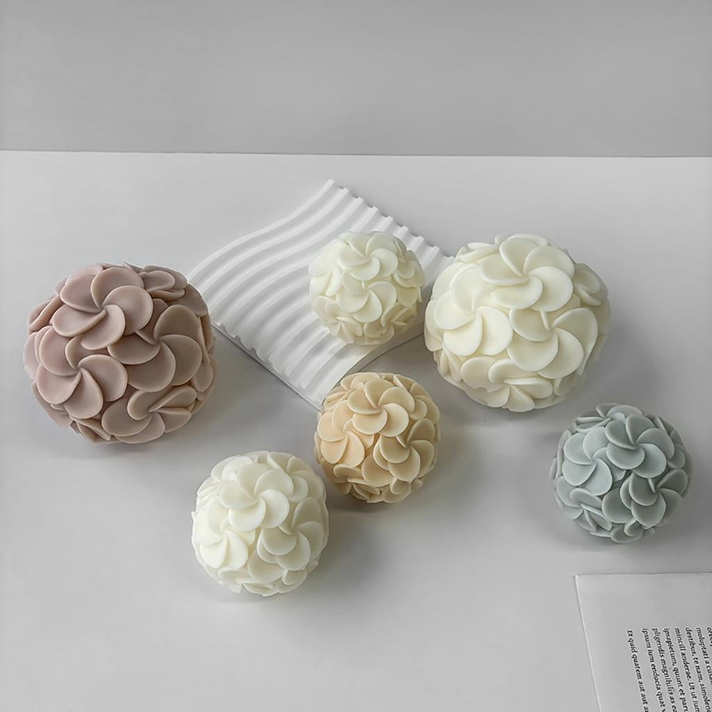 Giaone Hydrangea Crafts Moulds Easy to Use DIY Candle Moulds Silicone Ornament Molds