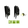 thumbnail image 2 of AVF Eco-Mount EL201B-A - Mounting kit (wall mount) - for flat panel - textured black - screen size: 25"-32", 2 of 6
