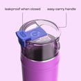 thumbnail image 5 of Bubba Water Bottle, 18 Oz, Stainless Steel, Vacuum Insulated Leakproof, DualSip 2-Way Lid, Moodbooster, 5 of 10