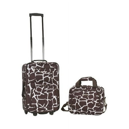 Rockland Fashion Softside Upright 2 Piece Luggage Set F102