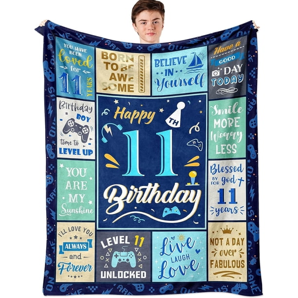 LHSHID Gifts for 10 Year Old Boys 10 Year Old Boy Gift Ideas Birthday Gifts for 10 Year Old Boys 10 Year Old Boy Gifts 10th Birthday Decorations for Boys 10 Yr Old Boy Birthday Gift Blanket 60x80in