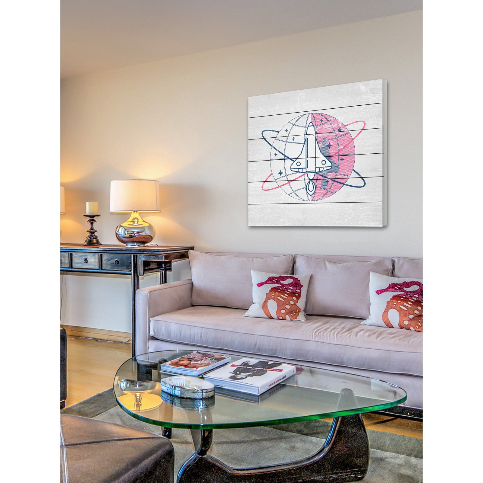 Marmont Hill ''Around the Globe'' Graphic Art on Wood