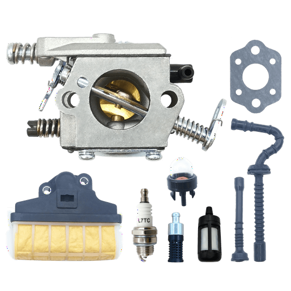 MS250 Carburetor for Stihl 021 023 025 MS210 MS230 Chainsaw 1123 120 0603 Replace Walbro WT-286 ZAMA C1Q-S11E with Air Filter Fuel Line Oil Filter Tune Up Kit