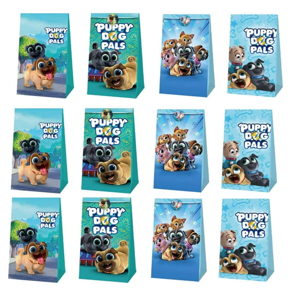 Puppy Dog Candy Bags Birthday Goodie Party Favor Decorations Treat Supplies