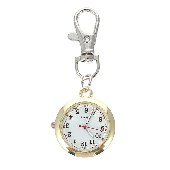 1pc Fashion Pocket Watch Simple Metal Decorative Hanging Hook Pocket Watch