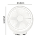 thumbnail image 2 of Ventilador de escritorio portátil con diseño aerodinámico, ventilador de inclinación ajustable para oficina en casa, ventilador circulador de aire de funcionamiento silencioso, ventilador a batería, 2 of 6