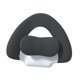 thumbnail image 4 of Cojín de espuma viscoelástica para espalda, soporte para vertebral, elevación de pies multifuncional, almohada relajante para piernas en gris oscuro, 4 of 9