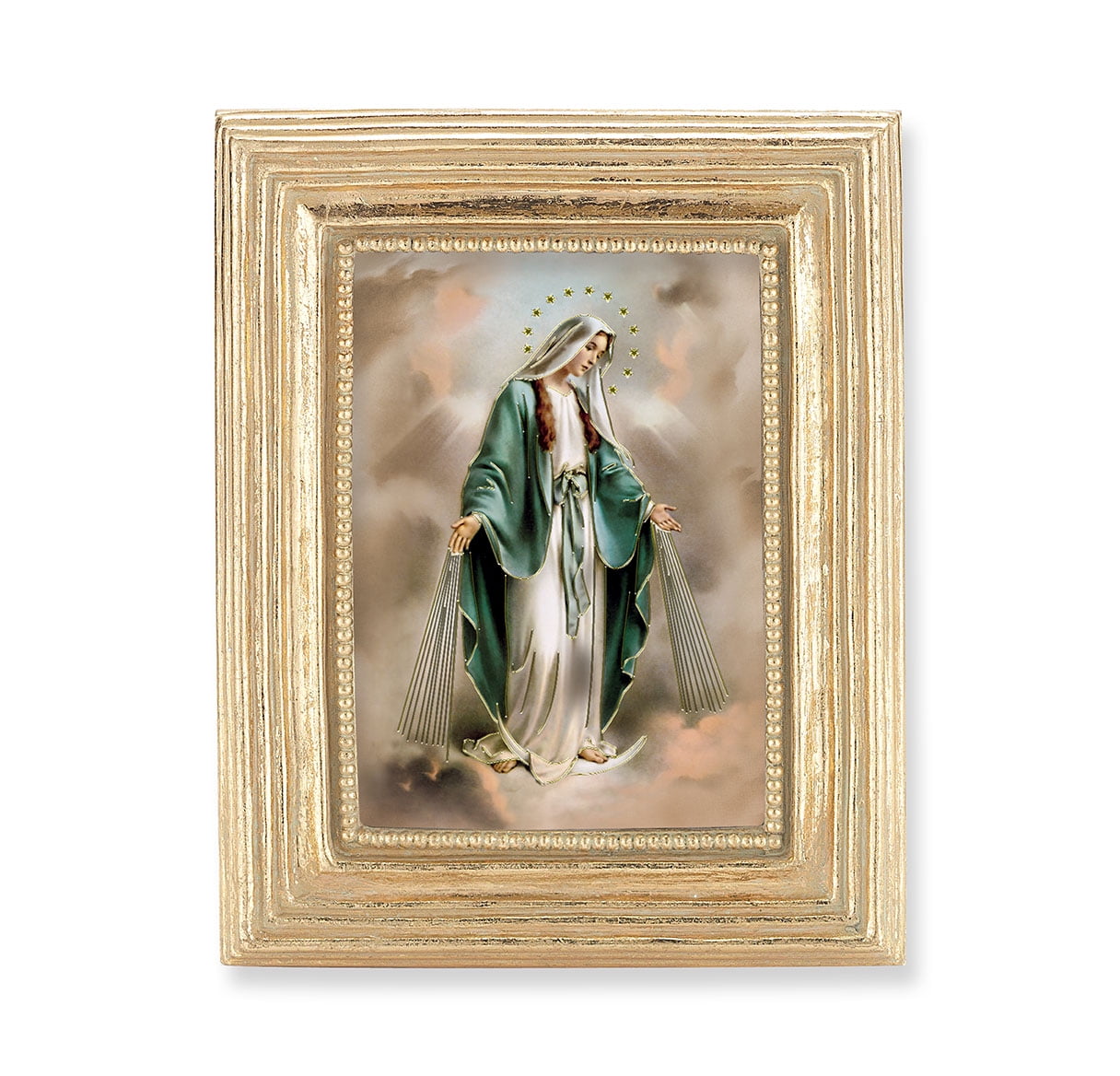 3 3 4 X 4 1 2 Gold Frame With A 2 5 X 3 5 Our Lady Of Grace Print Walmart Com Walmart Com