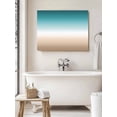 thumbnail image 6 of Teal Beige Ombre Cream Wall Art for Living Room,Canvas Picture Wall Decor for Bathroom Bedroom,Modern Turquoise Abstract Art Aesthetics Painting Artwork for Office Hallway Dining Room Decor 24"x32", 6 of 8