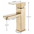 thumbnail image 2 of Bathroom Faucet Single Handle Bathroom Sink Faucet Washbasin Faucet, 2 of 4