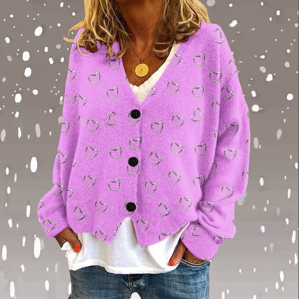 Puntoco Chaqueta Informal Con Botones Y Estampado De Moda Para Mujer