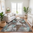 thumbnail image 7 of Addison Rugs Mayfield Premium Machine Washable Transitional Geometric Chocolate Rectangle Rug, 9' x 12', 7 of 7