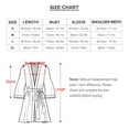 thumbnail image 2 of Long Sleeve Robes for Women Colorful Dinosaurs Soft Belted Bathrobe Nightgown V Neck Sleepwear Loungewear, 2 of 7