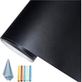 thumbnail image 1 of Pegar y pegar papel pintado de pizarra: Papel de contacto de 17,7 x 78,7 pulgadas, pegatinas de pizarra para aula, pintura de tiza, papel de pared autoadhesivo con 5 tizas de colores, 1 of 5