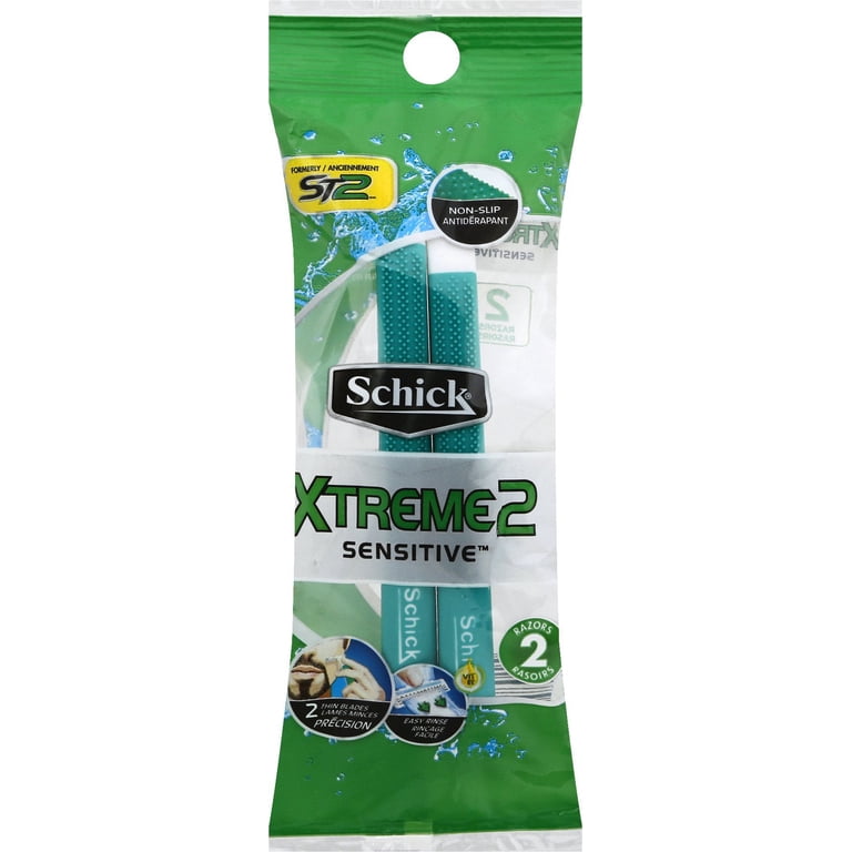 Schick 9315268 ST2 Disposable Double Blade Razors - Pack of 2