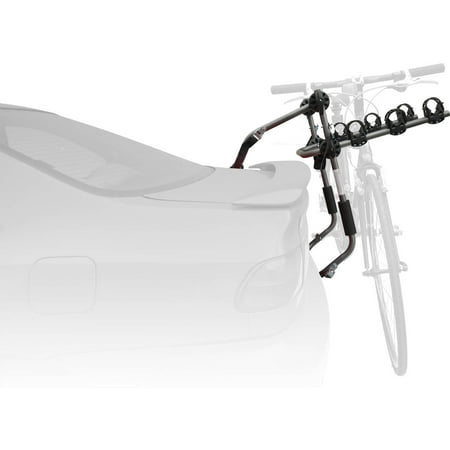 Sparehand Trunk Mounted 3-Bike Car and SUV Rack for All Frame Types Stoneman Sports, VR-643, Grey