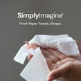 thumbnail image 4 of SimplyImagine 6.5-Inch Tear-Resistant Acrylic Napkin Holders, 2-Pack Trifold Paper Towel Dispenser Countertop, 4 of 8