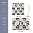 thumbnail image 3 of Dailycode Light Switch Plate Covers 3 Gang Wall Plate Plastics Outlet Covers for Kitchen Home Office Decor Navy Blue Cute Owls, 3 of 8