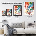 thumbnail image 3 of Artery8 Chinese Dragon Head Bright Colourful Painting For Living Room Artwork Framed Wall Art Print A4, 3 of 5