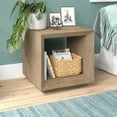 thumbnail image 6 of Evelyn&Zoe Tannen 22" Wide Rectangular Side Table, Antiqued Gray Oak, 6 of 8
