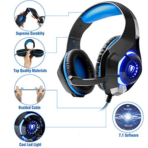 Beexcellent Usb Headset 7 1 Surround Sound Computer Gaming Headset Pc Headset With Noise Canceling Mic Volume Control Led Light For Pc Mac Laptop Walmart Com Beexcellent Usb Headset 7 1 Surround Sound Computer Gaming Headset Pc Headset With Noise Canceling Mic Volume Control Led Light For Pc Mac Laptop Walmart Com