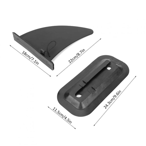 Quality Surfboard Fin, Inflation Canoeing Fin Set, Surfboard Fin Set, 331g Tailgate for Surfing Board Outdoor Fun Kayak