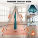 thumbnail image 5 of VEVOR Marco de yoga aereo y hamaca de yoga, soporte de columpio de yoga profesional de 9,67 pies de altura, viene con hamaca aerea de 6,6 yardas, capacidad de carga máxima de 551,15 libras, 5 of 9
