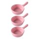 thumbnail image 3 of Plato para condimentos, recipiente para condimentos, porcelana estilo japonés para salsa de soja. pequeño rosa, 3 of 9