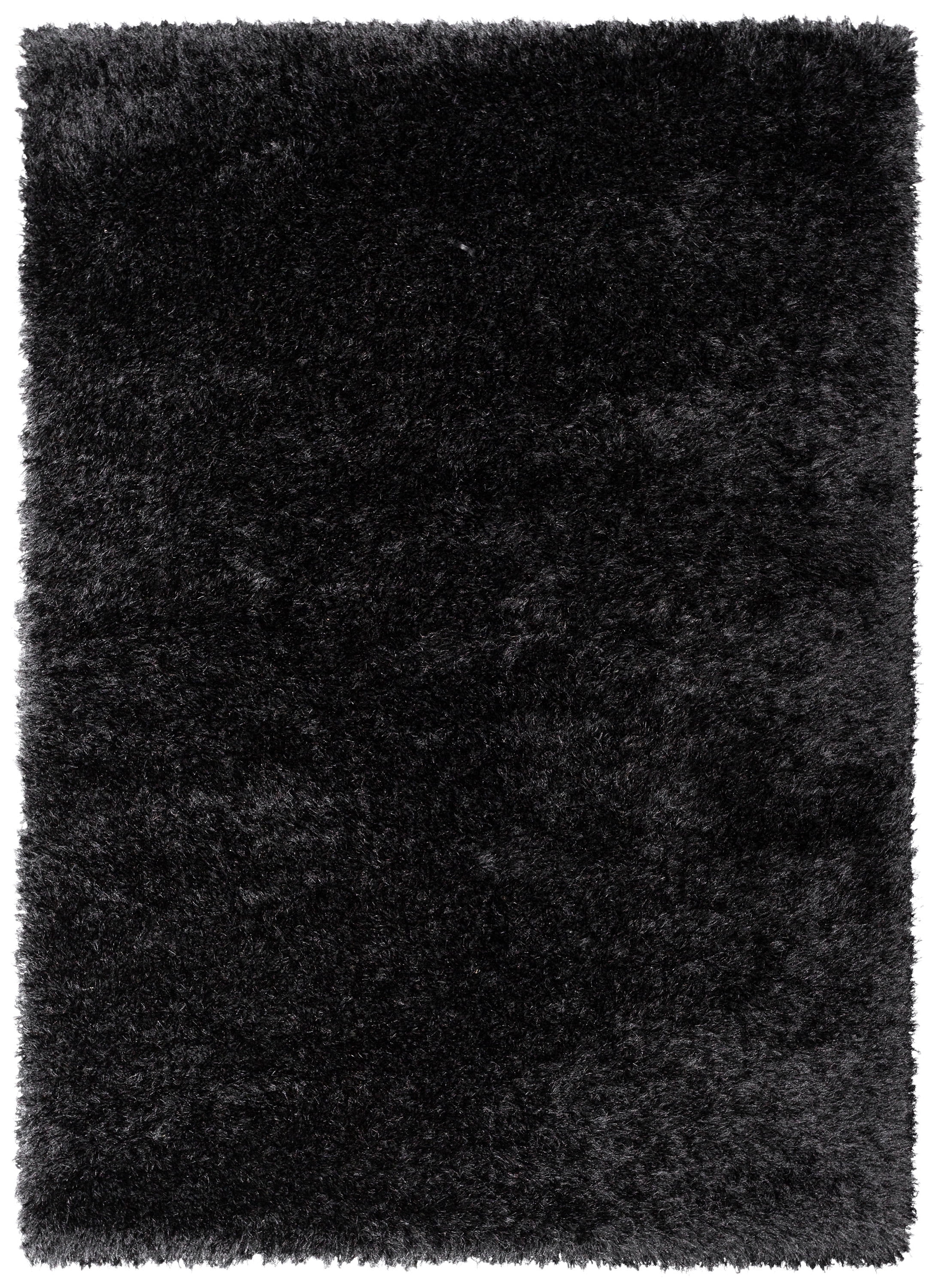 Well Woven Kuki Chie Modern Solid Shag Glam Dark Grey 2'3" x 7'3" Runner Rug