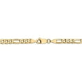 thumbnail image 3 of 14K 4mm Flat Figaro Chain, 3 of 4