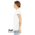 thumbnail image 3 of Bella + Canvas Fast Fashion Unisex Jersey Rolled Cuff T-Shirt XL WHITE, 3 of 3