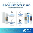thumbnail image 5 of Proline Gold RO Filter Compatible Replacement Kit with Reverse Osmosis Membrane, 5 of 8