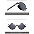 thumbnail image 3 of Steampunk Gafas de sol Vintage Gafas Hombres Mujeres Hippie Circle Uv 400 Cyberpunk Gafas de sol Gafas, 3 of 3