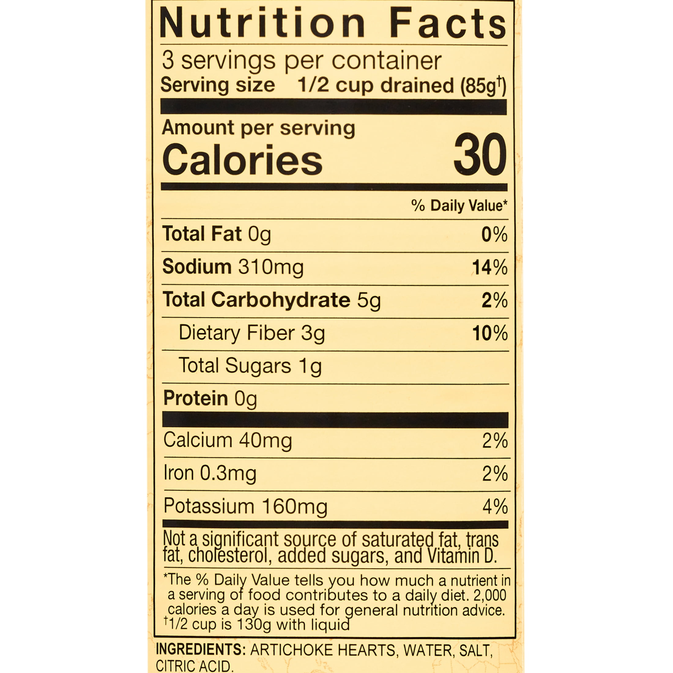 (4 pack) Reese Tender Small Artichoke Hearts, 14 oz