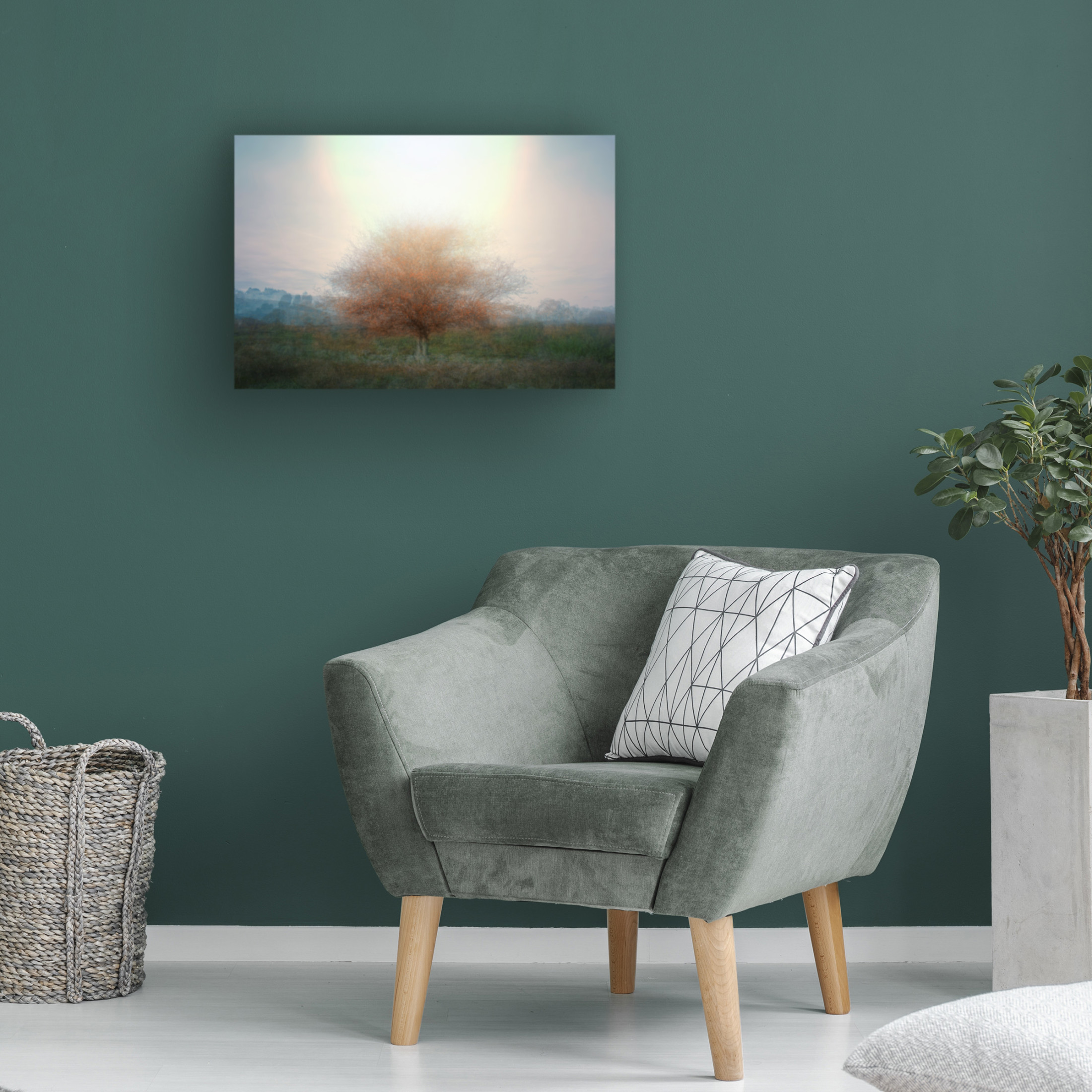 Canvas Wall Art - Nel Talen 'Mirage' Wall Art for Living Room, Bedroom, or Office Décor by Trademark Fine Art - 24 x 16 Inches