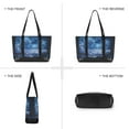 thumbnail image 6 of FORMRS Canvas Laptop Tote Bag for Women with 15.6" Computer Compartments Shoulder Handbag, Window Space, 6 of 7