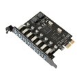 thumbnail image 2 of APPLAYERR 7-Port USB 3.0 PCI Express Card for Simultaneous Device Connections, No Extra Power Needed, 2 of 8