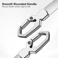 thumbnail image 3 of Stainless Steel Double-Sided Metal Nail File, Fingernail & Toenail File Shaping Tool for Men & Women, Durable Portable Nail File Shapes Nails Easily for Home & Travel,Gray, 3 of 7