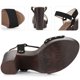 thumbnail image 3 of De mujer Plataforma Tacón Negro Tacones gruesos Sandalias 42, 3 of 6
