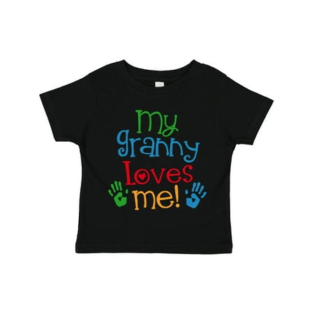 

Inktastic My Granny Love Me Gift Toddler Boy or Toddler Girl T-Shirt