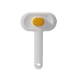 thumbnail image 5 of Pet Deshedding Brush, Pet Removal Brush, Dog Deshedding Brush, 5inHandle, White Plastic, Paw Print, Short Cat Brush, Dog Grooming Tools, Detangling Brush, 1 Pc, 5 of 6